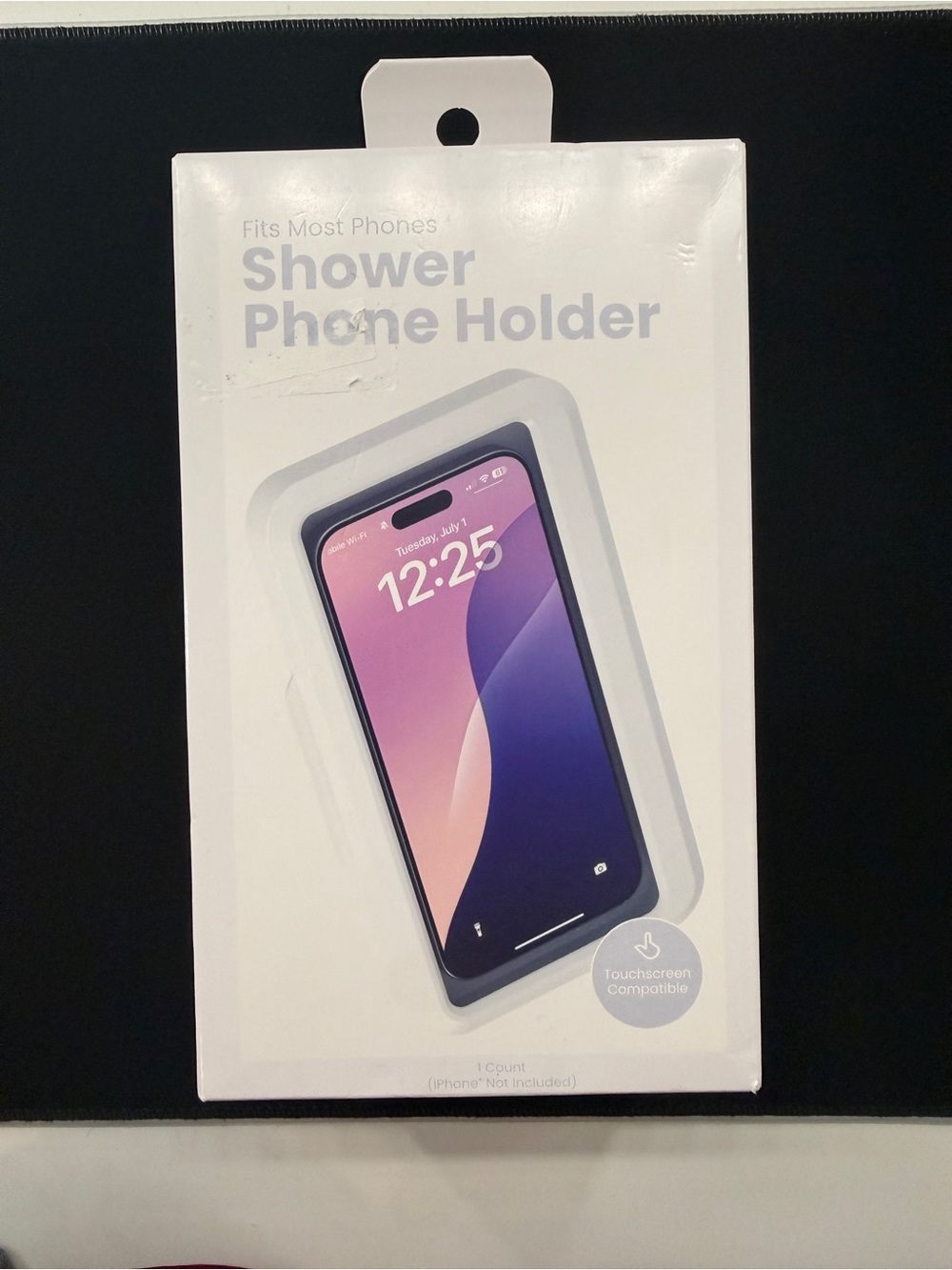 Waterproof Shower Phone Holder 360 Rotation Wall Mount Case Touchscreen Universa